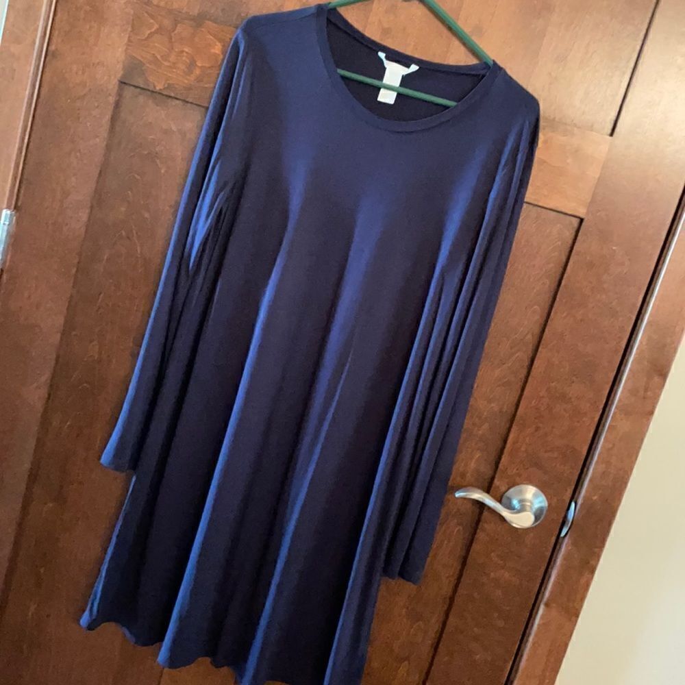 H&M Basices Jersey/Polyester A-Line Dress